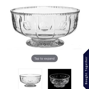 William Yeoward Crystal Harlequine Footed Bowl